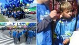 На Ровенщине "регионалы" переодели детей в партийные жилеты и пустили колоннами по городу. ФОТОрепортаж