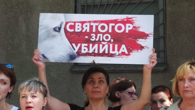 Отключение электричества, самоотвод судьи и митинг: Шевченковский райсуд Киева рассматривает ходатайство об аресте киевского догхантера Святогора 11