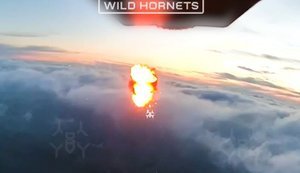 Ukrainian UAV captures destruction of Russian "Shahed" by "STING" interceptor drone. VIDEO