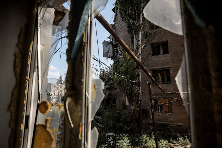 Воїни 24-ї ОМБр показали зруйнований росіянами Часів Яр