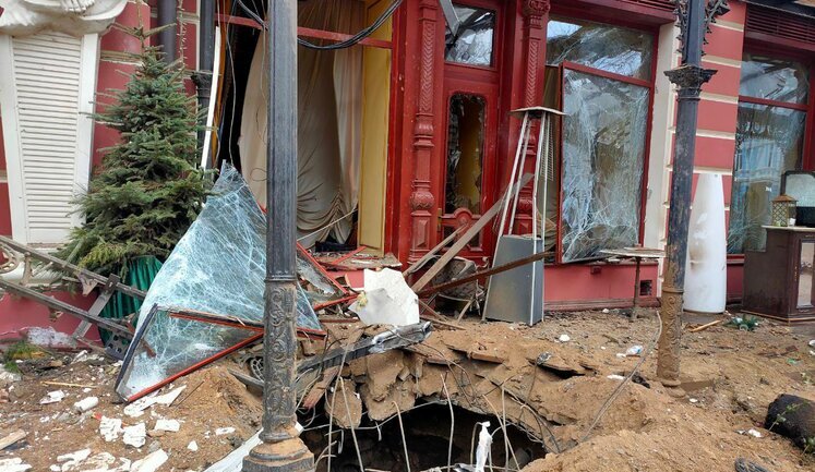 At least two cultural buildings damaged during Russian attack on Odesa are under UNESCO protection. PHOTO
