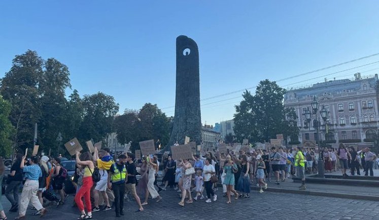 Львов, Днепр и другие города присоединились к протестному маршу против отставки Федорова. ФОТОРЕПОРТАЖ