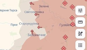 Оккупанты продвинулись вблизи Святопетровки в Запорожской области, - DeepState. КАРТА