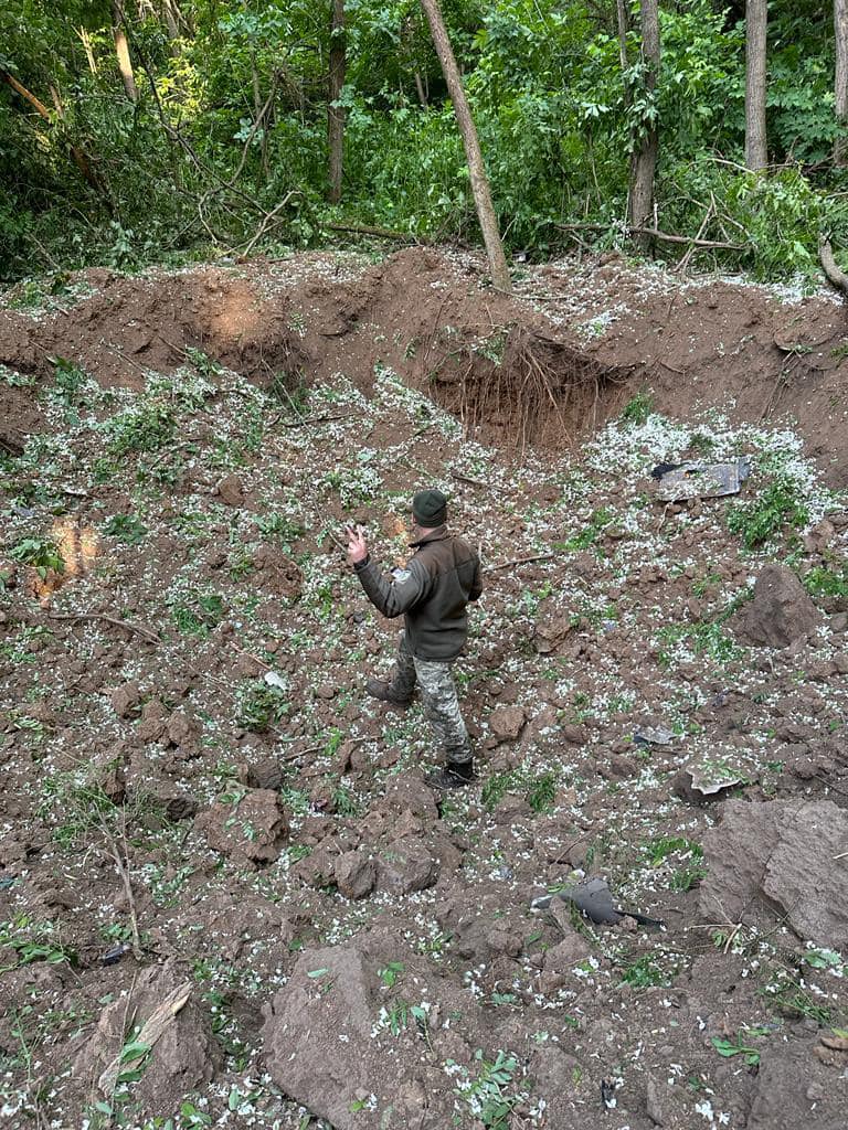 Пограничники сбили несколько вражеских шахедов прямо на границе 01