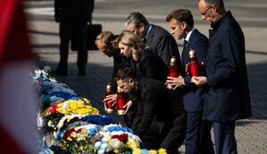 Подружжя Зеленських та європейські лідери у Києві вшанували пам’ять полеглих українських воїнів. ФОТОрепортаж