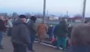 Люди в Барышевке перекрыли железную дорогу: направление Киев-Полтава-Харьков полностью стоит, - правозащитник. ВИДЕО