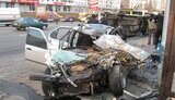 Масштабное ДТП на проспекте Победы: одна из машин улетела в подземный переход. ФОТОрепортаж.