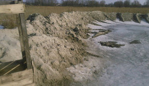 Damage caused by illegal sand mining in Sumy region reached six millions hryvnia. PHOTOS