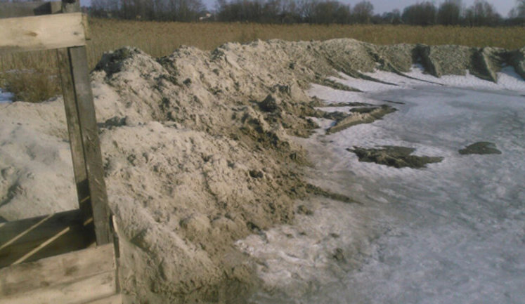 Damage caused by illegal sand mining in Sumy region reached six millions hryvnia. PHOTOS