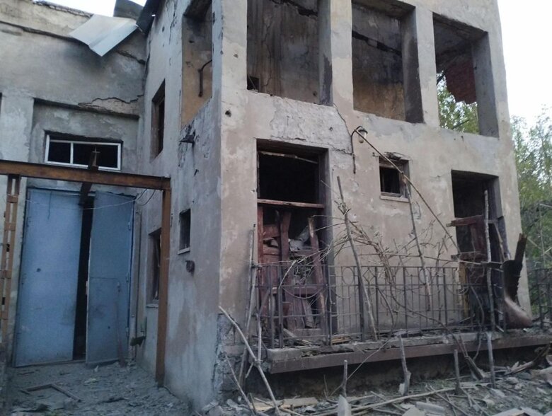Consequences of shelling in Donetsk region