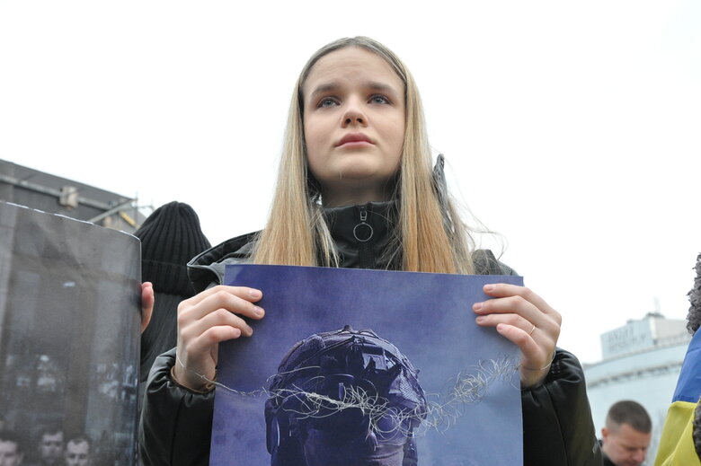 Action AZOV Regiment: Christmas in captivity took place in center of Kyiv 36