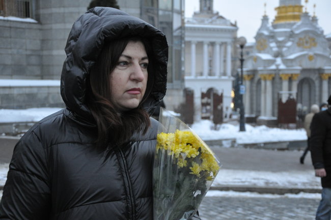 Вечір памяті Небесної Сотні відбувається в центрі Києва 19