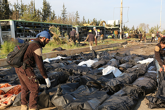 UN condemns attack on evacuees in Syria 01
