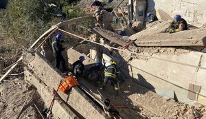 Enemy shelled Nikopol, gymnasium was destroyed. Two dead, there may be people under rubble - Klymenko. VIDEO&PHOTOS