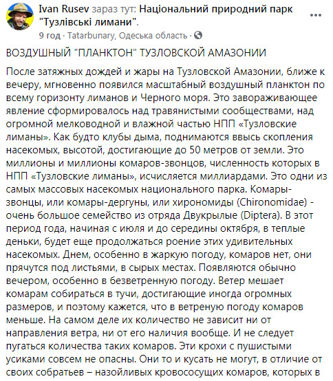 На Одесчине после ливней и жары - нашествие комаров 05