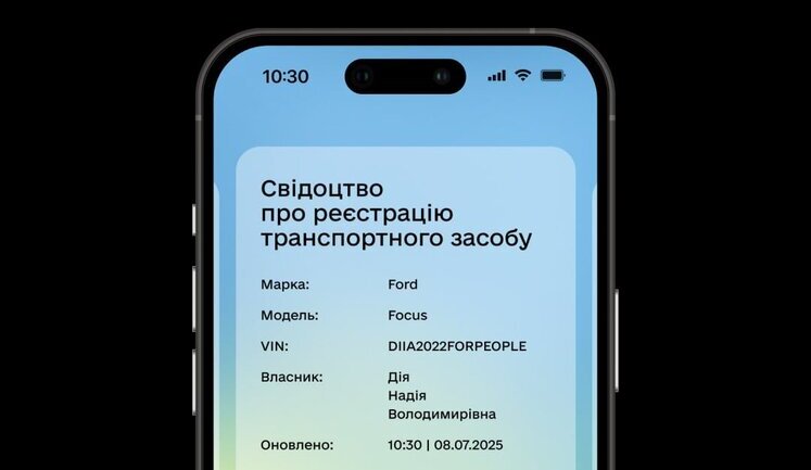 Понад 1000 українців за тиждень уже скористалися послугою заміни техпаспорта в "Дії"