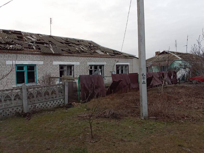 Наслідки обстрілів с. Качкарівка на Херсонщині
