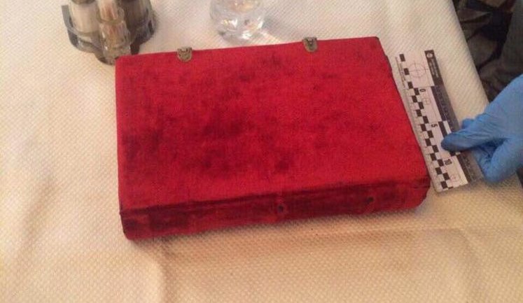 Three suspects put in custody after antique book earlier stolen from Kyiv’s Vernadskyi Library found. PHOTO