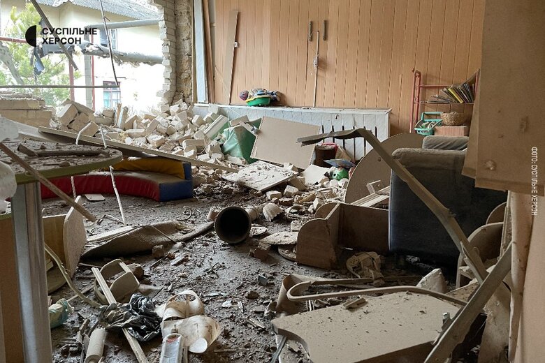 Consequences of shelling of Center for Rehabilitation of Children with Disabilities in Kherson 04