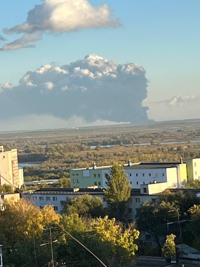 A major fire broke out at the Samara oil terminal in the Russian Federation