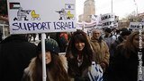 Украинские евреи провели акцию в поддержку войны в Секторе Газа. ФОТОрепортаж.
