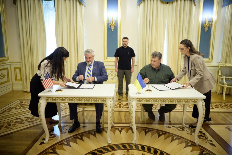 Зеленський і губернатор штату Індіана