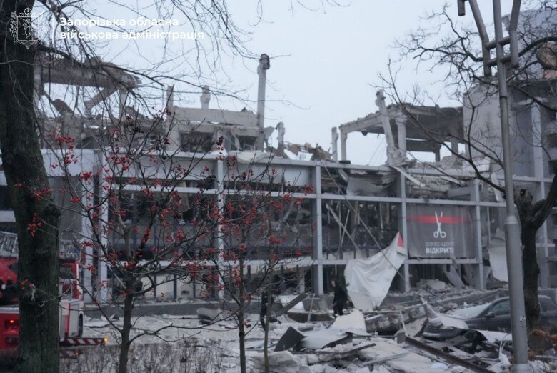 Запоріжжя після обстрілу 10 грудня 2024 року