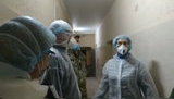 Денисова проверяет, как противодействуют коронавирусу в Лукьяновском СИЗО. ВИДЕО