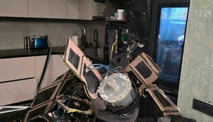 Два БпЛА влетіли у багатоквартирні будинки в Києві і не здетонували, - Нацполіція. ФОТОрепортаж