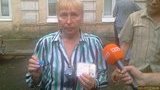 Пенсионерка из Партии регионов: мне не доплатили 40 гривен за митинг "против Тимошенко" у Печерского суда. ФОТОрепортаж