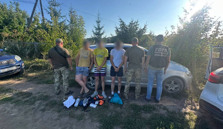 Хотели переплыть Днестр, чтобы попасть в Молдову: на Виннитчине задержаны трое мужчин, - ГПСУ. ФОТО