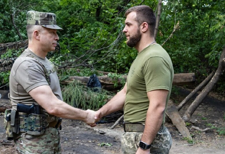 Сирський відвідав Покровський напрямок