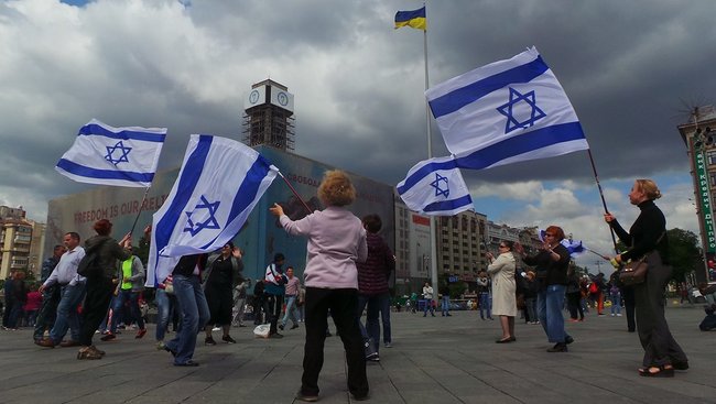 70-ю годовщину создания Израиля отпраздновали в центре Киева 06