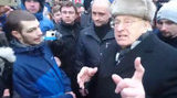 "Зачем мне Украина? Мне негде работать!" - участники акции "Забастовка избирателей" - Жириновскому. ВИДЕО