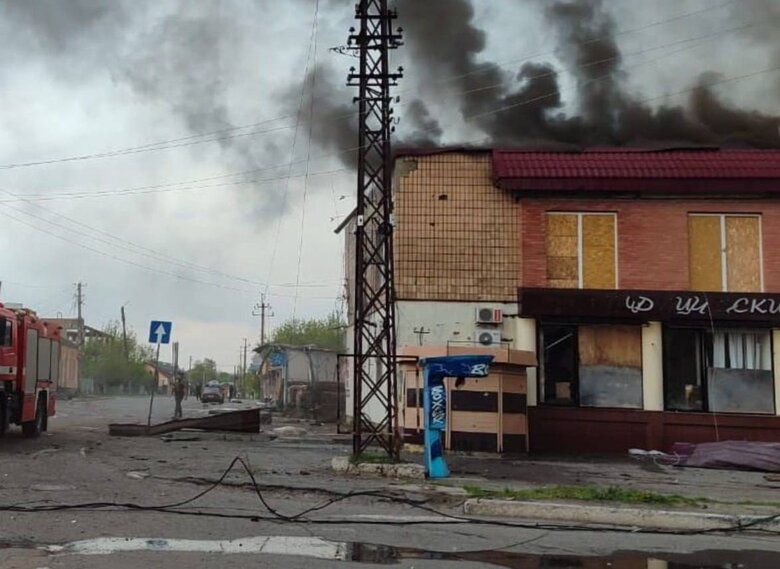 Обстріл Вовчанська