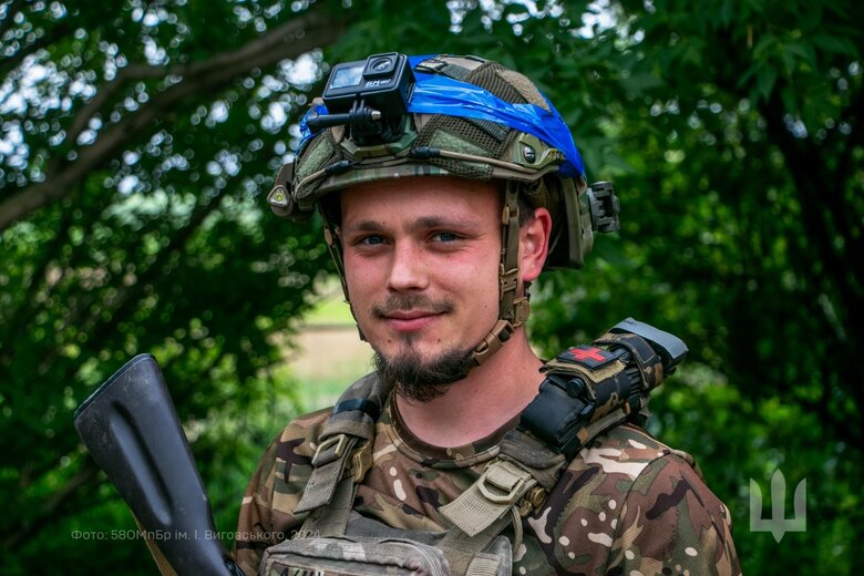 Воїн 58-ї окремої мотопіхотної бригади Віталій (псевдо Малюк)