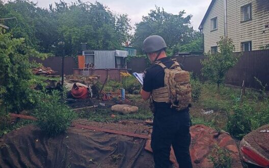 Russia attacked Kyiv region with drones and missiles: houses and buildings damaged in two districts of region. PHOTO