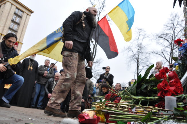 Панахида за Героями Небесної Сотні відбулася в центрі Києва 57