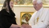 Тимошенко в черной вуали встретилась с Папой Римским. ФОТО.