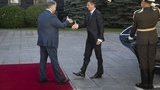 Червона доріжка і Почесна варта: почалася зустріч Порошенка з президентом Словенії Пахором. ФОТОрепортаж