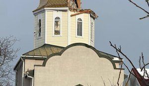 Из-за атаки РФ повреждена церковь в Бориспольском районе Киевской области. ФОТО