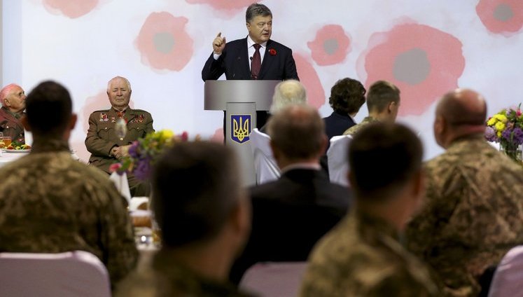 "How can one dare to say Russia could have won the war without Ukraine," - Poroshenko to veterans. PHOTOS