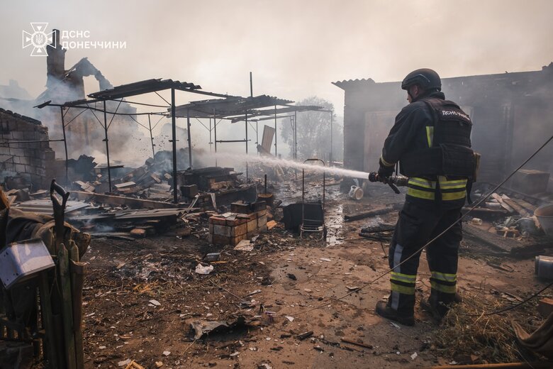 Обстріл Олексієво-Дружківки
