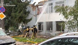 удар по університету в Рівному