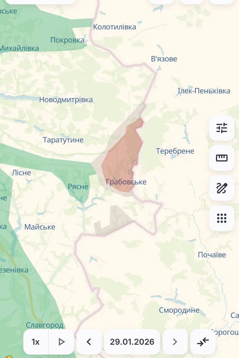 DeepState: РФ оккупировала Злагоду в Днепропетровской области