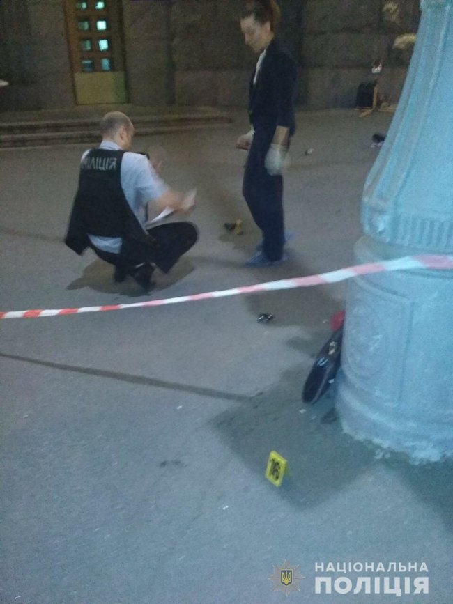 Police officer gunned down, security guard shot and wounded as unidentified gunman attacked Kharkiv City Council last night 03