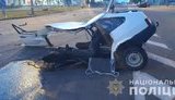Людина загинула внаслідок зіткнення ВАЗ і BMW на Московському проспекті в Харкові, - поліція. ФОТОрепортаж