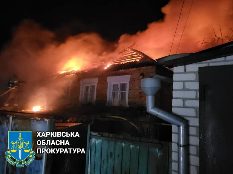 Последствия вражеского обстрела Купянска 03