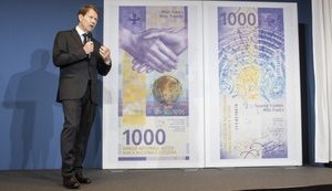 Швейцария ввела в обращение самую дорогую банкноту в Европе