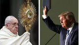 Pope Francis and Donald Trump